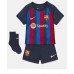 Barcelona Gerard Pique #3 Hjemmebanetrøje Børn 2022-23 Kortærmet (+ Korte bukser)